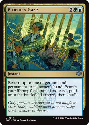 Proctor's Gaze (SOS-213) [Secrets of Strixhaven]