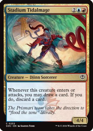 Stadium Tidalmage (SOS-232) [Secrets of Strixhaven] Foil
