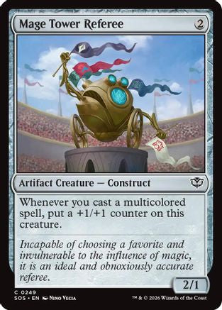 Mage Tower Referee (SOS-249) [Secrets of Strixhaven] Foil