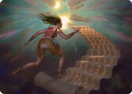 Pursue the Past Art Card (ASSOS-022) [Art Series: Secrets of Strixhaven]