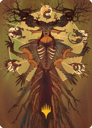 Culling Ritual Art Card (Gold-Stamped Planeswalker Symbol) (ASSOS-048) [Art Series: Secrets of Strixhaven]