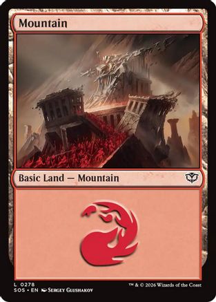 Mountain (SOS-278) [Secrets of Strixhaven]