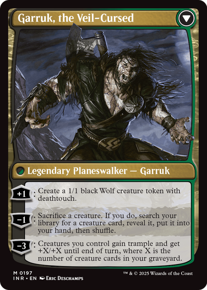 Garruk Relentless (INR-197) [Innistrad Remastered] Foil