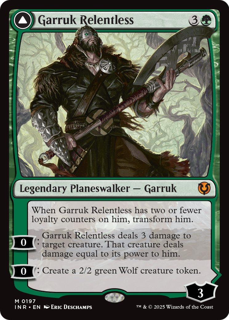 Garruk Relentless (INR-197) [Innistrad Remastered]