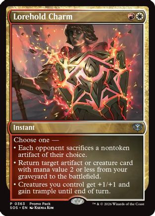 Lorehold Charm (PPSOS-363) [Promo Pack: Secrets of Strixhaven]