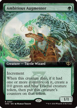 Ambitious Augmenter (Extended Art) (SOS-337) [Secrets of Strixhaven]