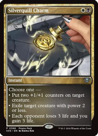 Silverquill Charm (PPSOS-365) [Promo Pack: Secrets of Strixhaven] Foil