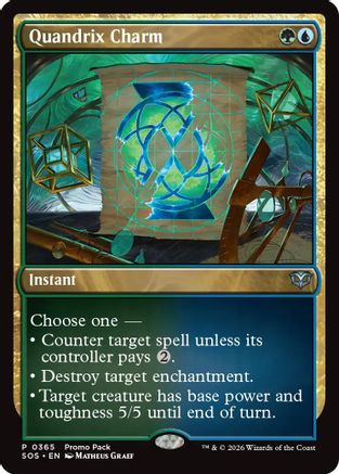Quandrix Charm (PPSOS-365) [Promo Pack: Secrets of Strixhaven]