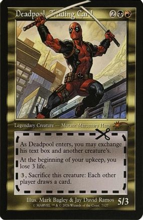 Deadpool, Trading Card (SLD-7127) [Secret Lair Drop Series]