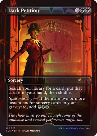 Dark Petition (SLD-2525) [Secret Lair Drop Series] Foil