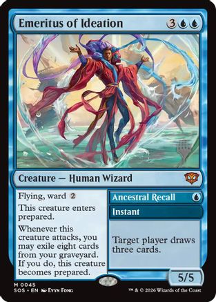 Emeritus of Ideation (PPSOS-045) [Promo Pack: Secrets of Strixhaven]
