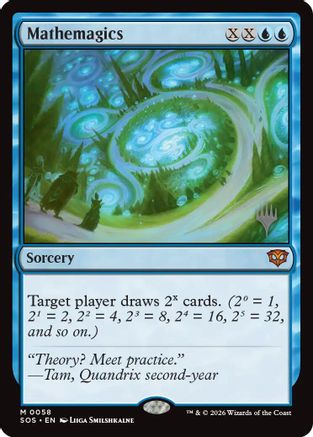 Mathemagics (PPSOS-058) [Promo Pack: Secrets of Strixhaven] Foil