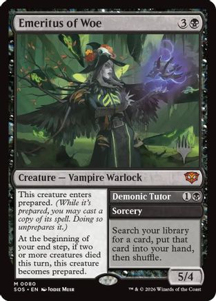 Emeritus of Woe (PPSOS-080) [Promo Pack: Secrets of Strixhaven]
