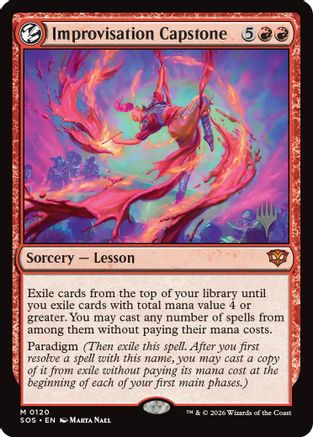 Improvisation Capstone (PPSOS-120) [Promo Pack: Secrets of Strixhaven] Foil