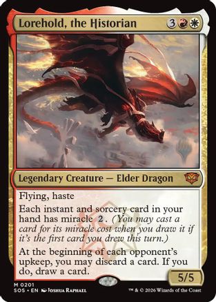 Lorehold, the Historian (PPSOS-201) [Promo Pack: Secrets of Strixhaven]