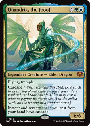 Quandrix, the Proof (PPSOS-218) [Promo Pack: Secrets of Strixhaven] Foil