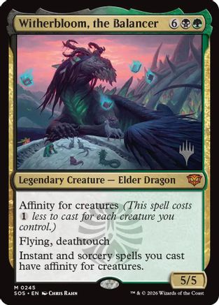 Witherbloom, the Balancer (PPSOS-245) [Promo Pack: Secrets of Strixhaven] Foil