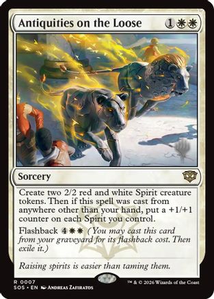 Antiquities on the Loose (PPSOS-007) [Promo Pack: Secrets of Strixhaven]