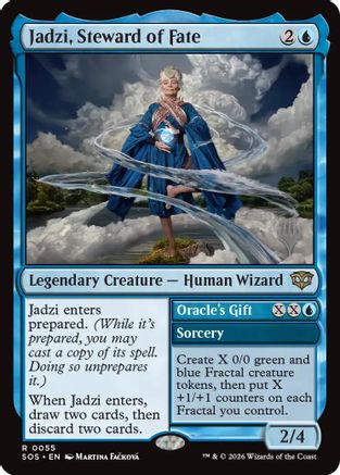 Jadzi, Steward of Fate (PPSOS-055) [Promo Pack: Secrets of Strixhaven] Foil