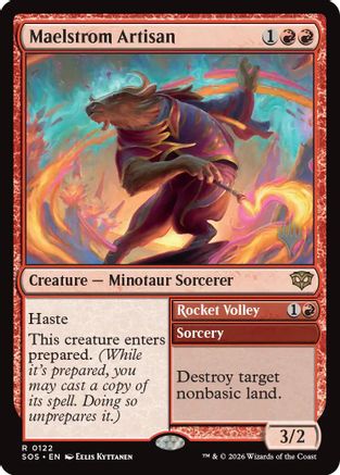 Maelstrom Artisan (PPSOS-122) [Promo Pack: Secrets of Strixhaven] Foil