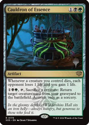 Cauldron of Essence (PPSOS-179) [Promo Pack: Secrets of Strixhaven] Foil