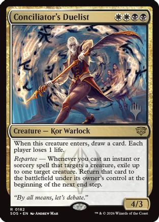 Conciliator's Duelist (PPSOS-182) [Promo Pack: Secrets of Strixhaven] Foil