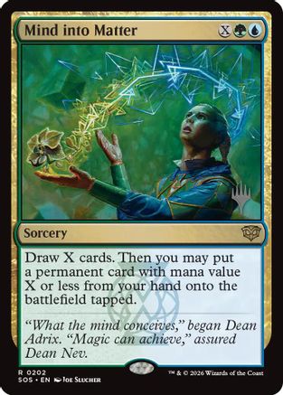 Mind into Matter (PPSOS-202) [Promo Pack: Secrets of Strixhaven] Foil