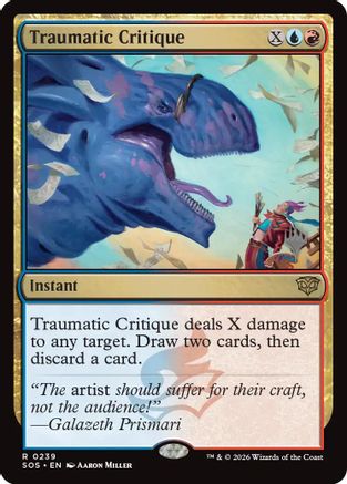 Traumatic Critique (PPSOS-239) [Promo Pack: Secrets of Strixhaven]
