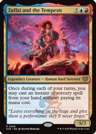 Zaffai and the Tempests (PPSOS-246) [Promo Pack: Secrets of Strixhaven]