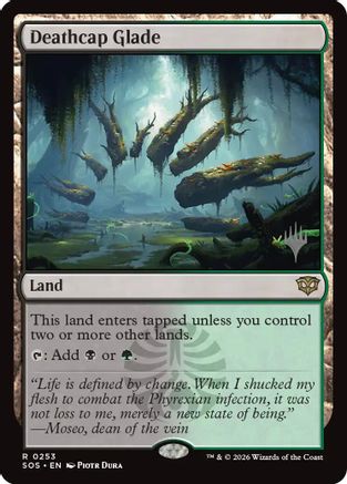 Deathcap Glade (PPSOS-253) [Promo Pack: Secrets of Strixhaven] Foil