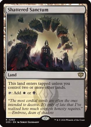 Shattered Sanctum (PPSOS-260) [Promo Pack: Secrets of Strixhaven]
