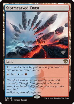 Stormcarved Coast (PPSOS-263) [Promo Pack: Secrets of Strixhaven]