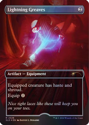 Lightning Greaves (SLD-2526) [Secret Lair Drop Series] Foil