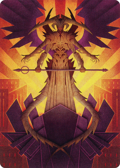 Atraxa, Praetors' Voice // Atraxa, Praetors' Voice (AMOM-077) (Borderless) [March of the Machine Art Series] Foil