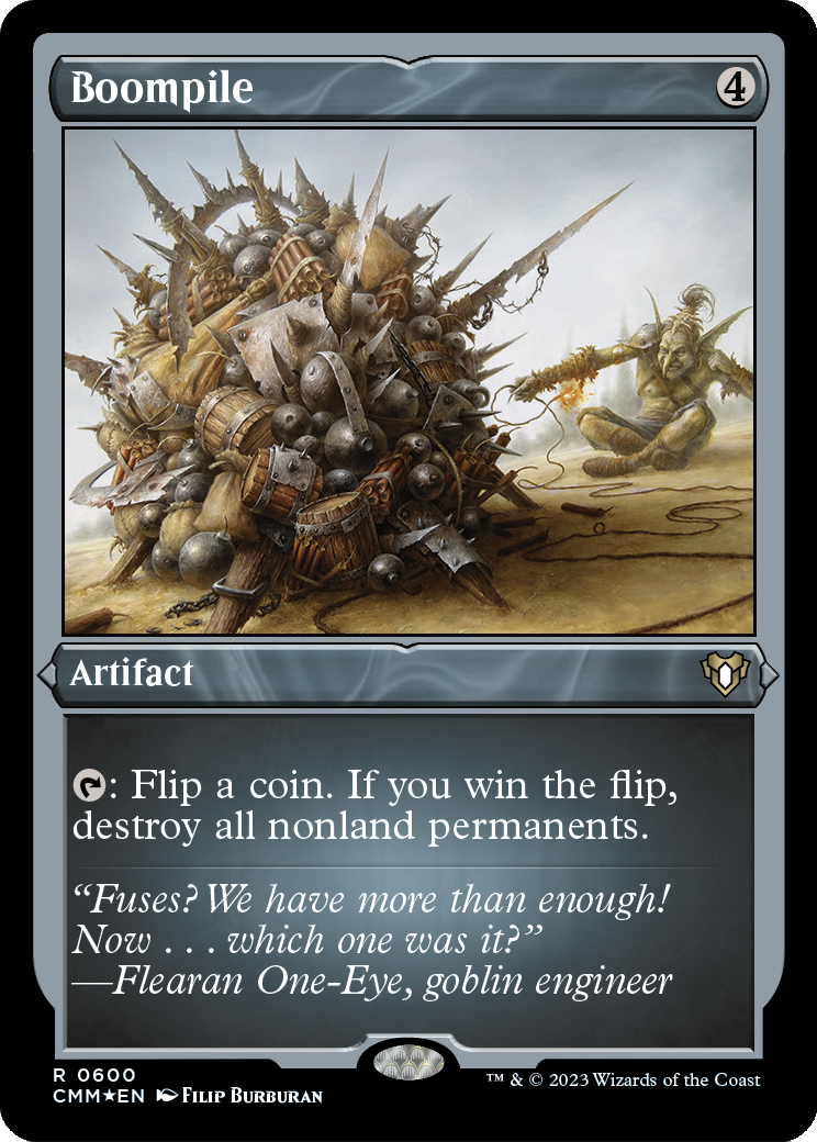Boompile (Foil Etched) (CMM-600) [Commander Masters] Foil