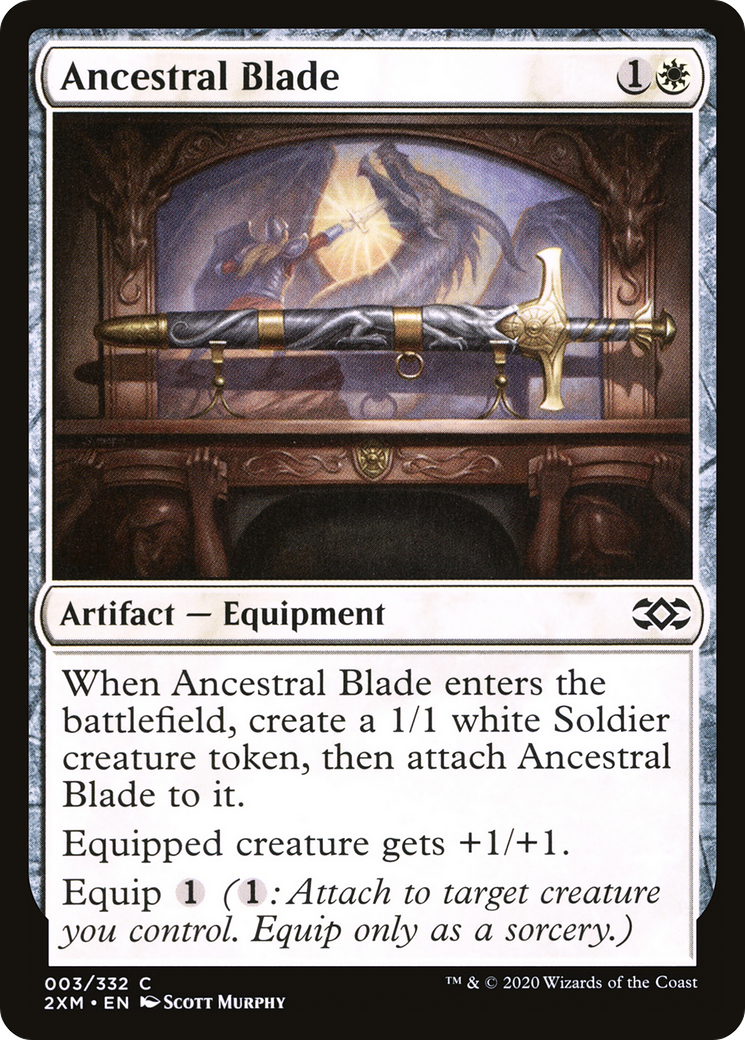 Ancestral Blade (2XM-003) [Double Masters] Foil
