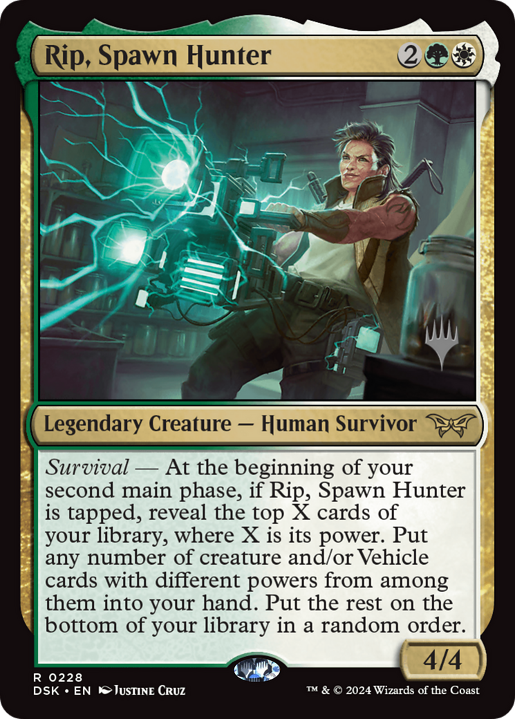 Rip, Spawn Hunter (PPDSK-228) [Promo Pack: Duskmourn: House of Horror Promos] Foil