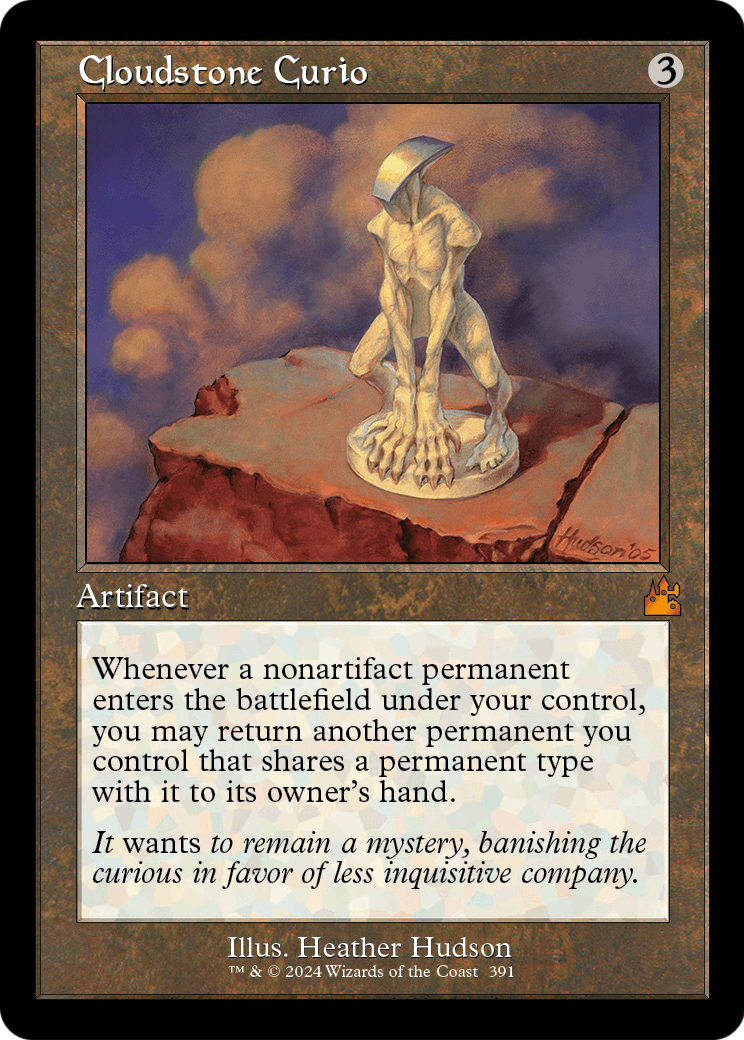 Cloudstone Curio (Retro Frame) (RVR-391) [Ravnica Remastered] Foil