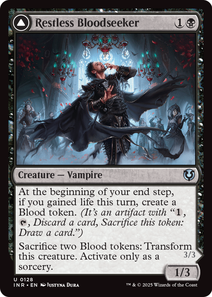 Restless Bloodseeker (INR-128) [Innistrad Remastered] Foil