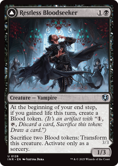 Restless Bloodseeker (INR-128) [Innistrad Remastered] Foil