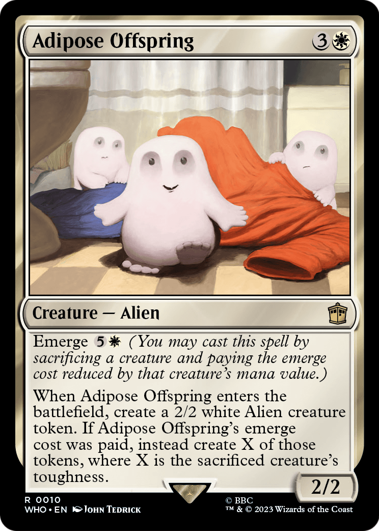Adipose Offspring (WHO-010) [Doctor Who] Foil