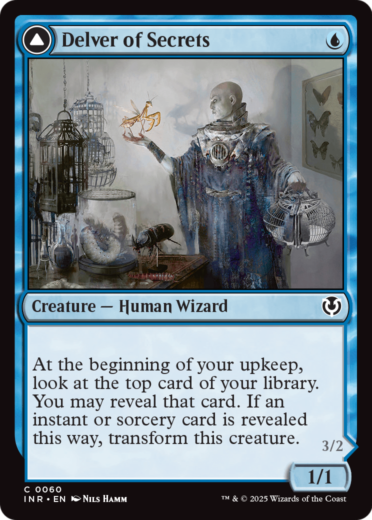 Delver of Secrets (INR-060) [Innistrad Remastered] Foil