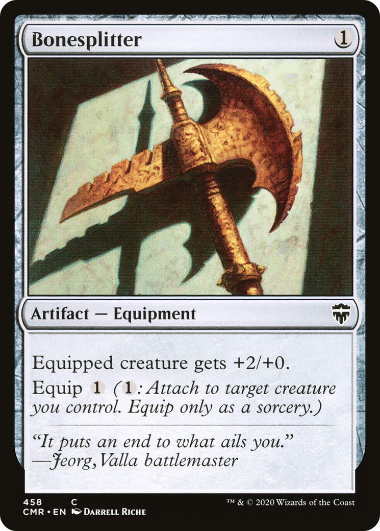 Bonesplitter (CMR-458) [Commander Legends]