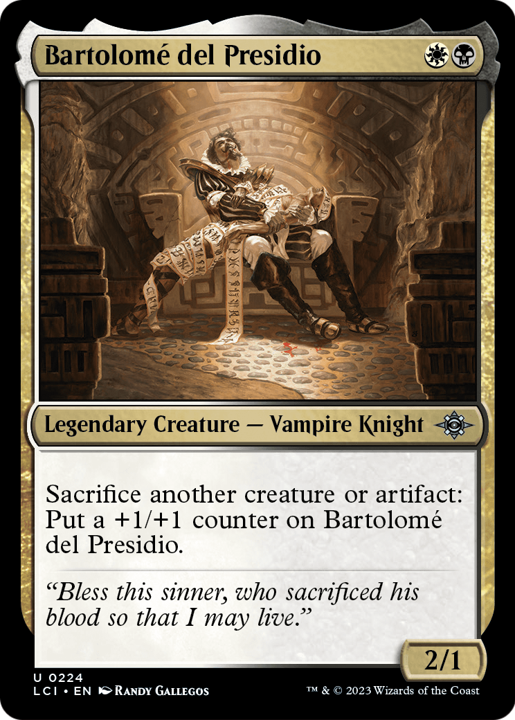 Bartolome del Presidio (LCI-224) [The Lost Caverns of Ixalan] Foil