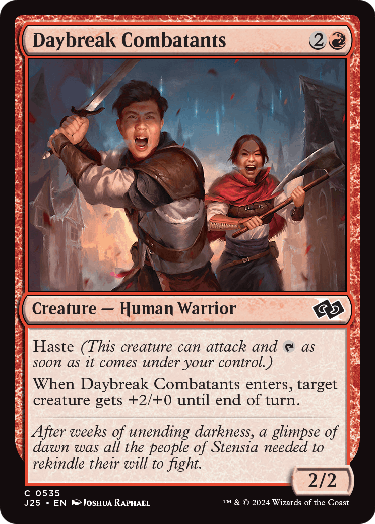 Daybreak Combatants (J25-535) [Foundations Jumpstart]