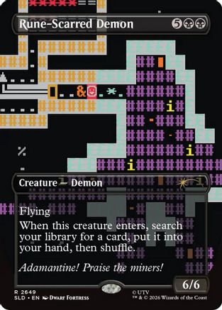 Rune-Scarred Demon (SLD-2649) [Secret Lair Drop Series]