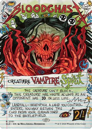 Bloodghast (SLD-2351) [Secret Lair Drop Series] Foil