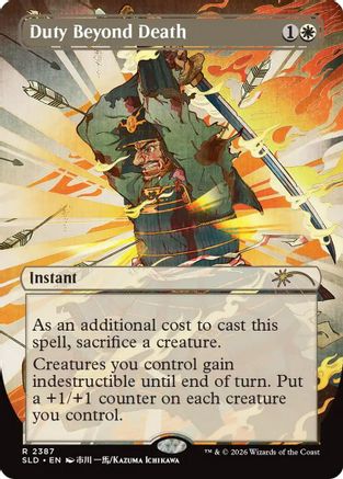 Duty Beyond Death (SLD-2387) [Secret Lair Drop Series] Foil