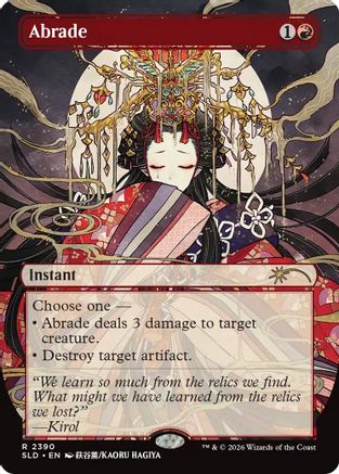 Abrade (SLD-2390) [Secret Lair Drop Series] Foil