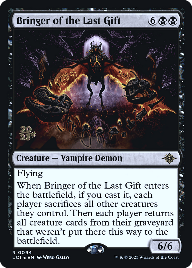 Bringer of the Last Gift (PRE-094) [The Lost Caverns of Ixalan Promos] Foil